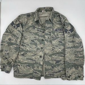 Green Camo Military (U.S. Air Force) Jacket.